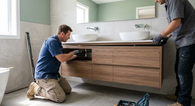 Custom Vanity Installation in Kokomo, IN