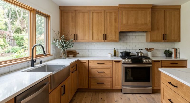 Oak Cabinet Remodeling in Terre Haute, IN