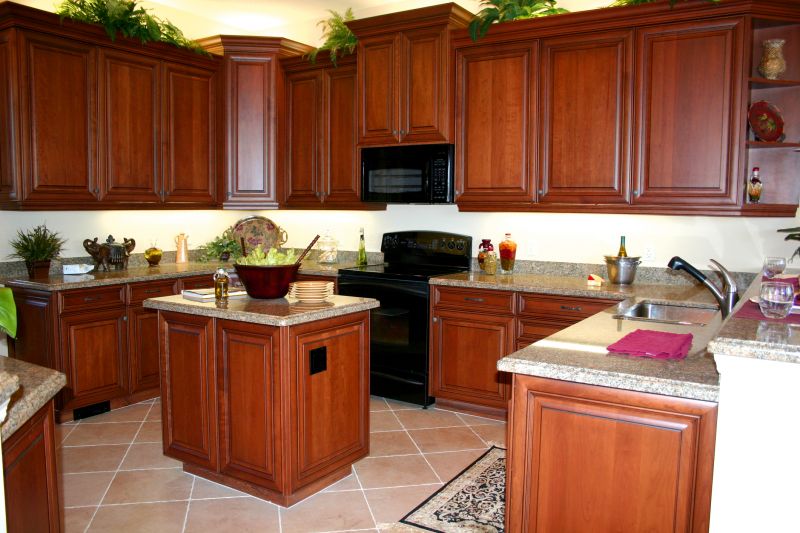 Cherry Cabinet Refacing in Lafayette, IN