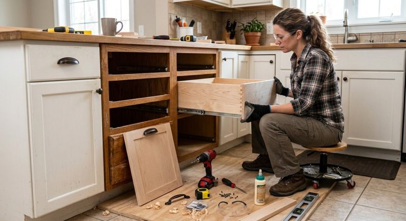 Kitchen Drawer Installation in Carmel, IN