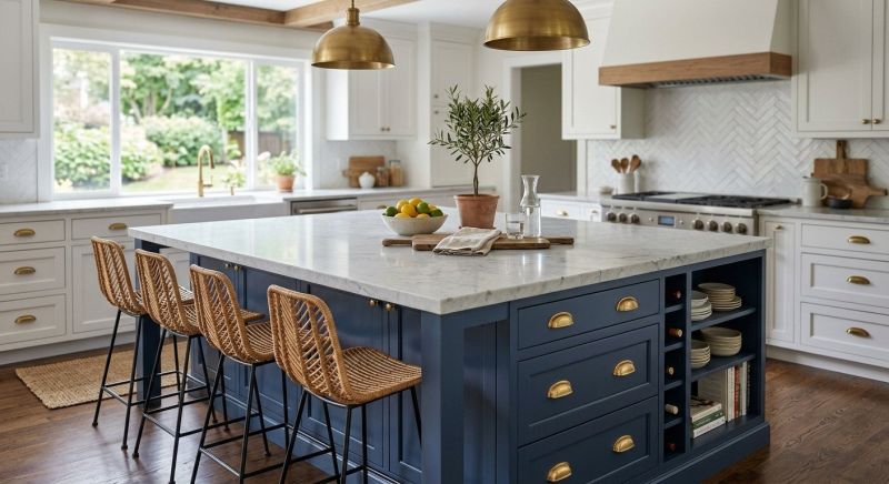 Kitchen Island Installation in Kokomo, IN