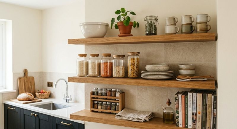 Kitchen Shelving Installation in Carmel, IN
