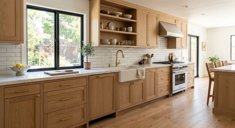 Oak Cabinet Remodeling in Austin, TX