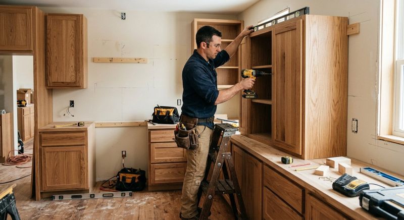 Rustic Cabinets Installation in Indianapolis, IN