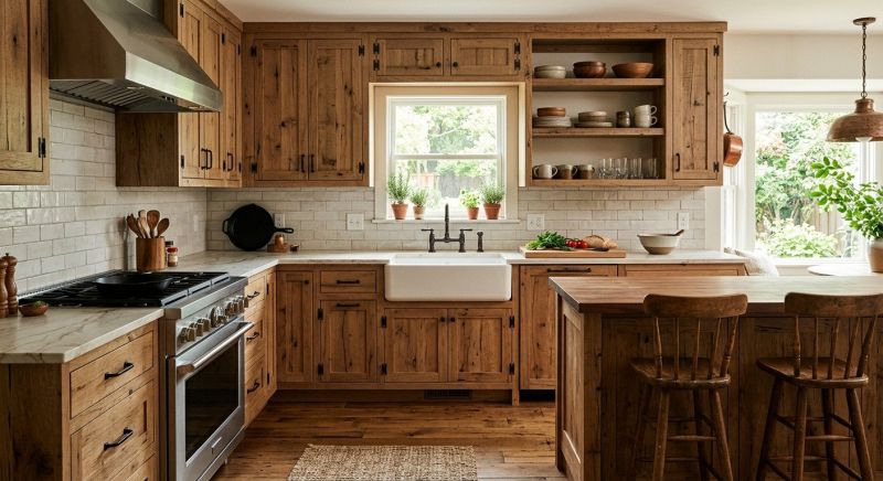 Rustic Cabinets Installation in Carmel, IN