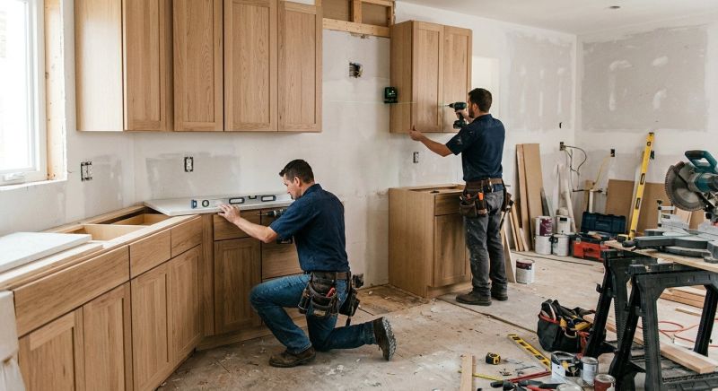 Rustic Cabinets Installation in Carmel, IN