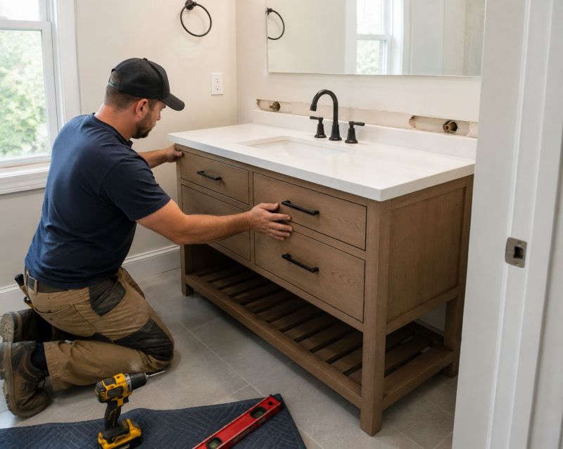 Vanity Cabinet Installation in Terre Haute, IN