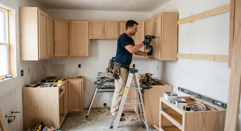 Wood Cabinet Installation in Muncie, IN